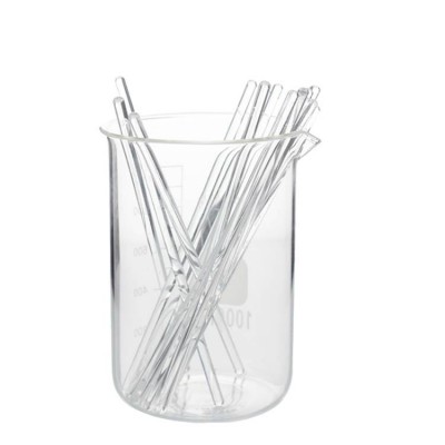 Different Sizes Wide Mouth Bottle Reusable Clear Glass Stirring Rod